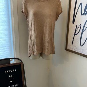 Cable & Gauge SPORT Gold Sparkly T-Shirt (M)